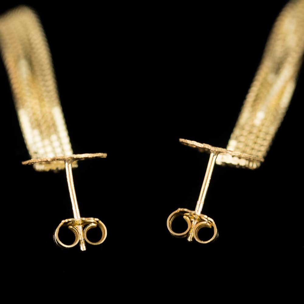 Sanjoya gold plated and long earrings