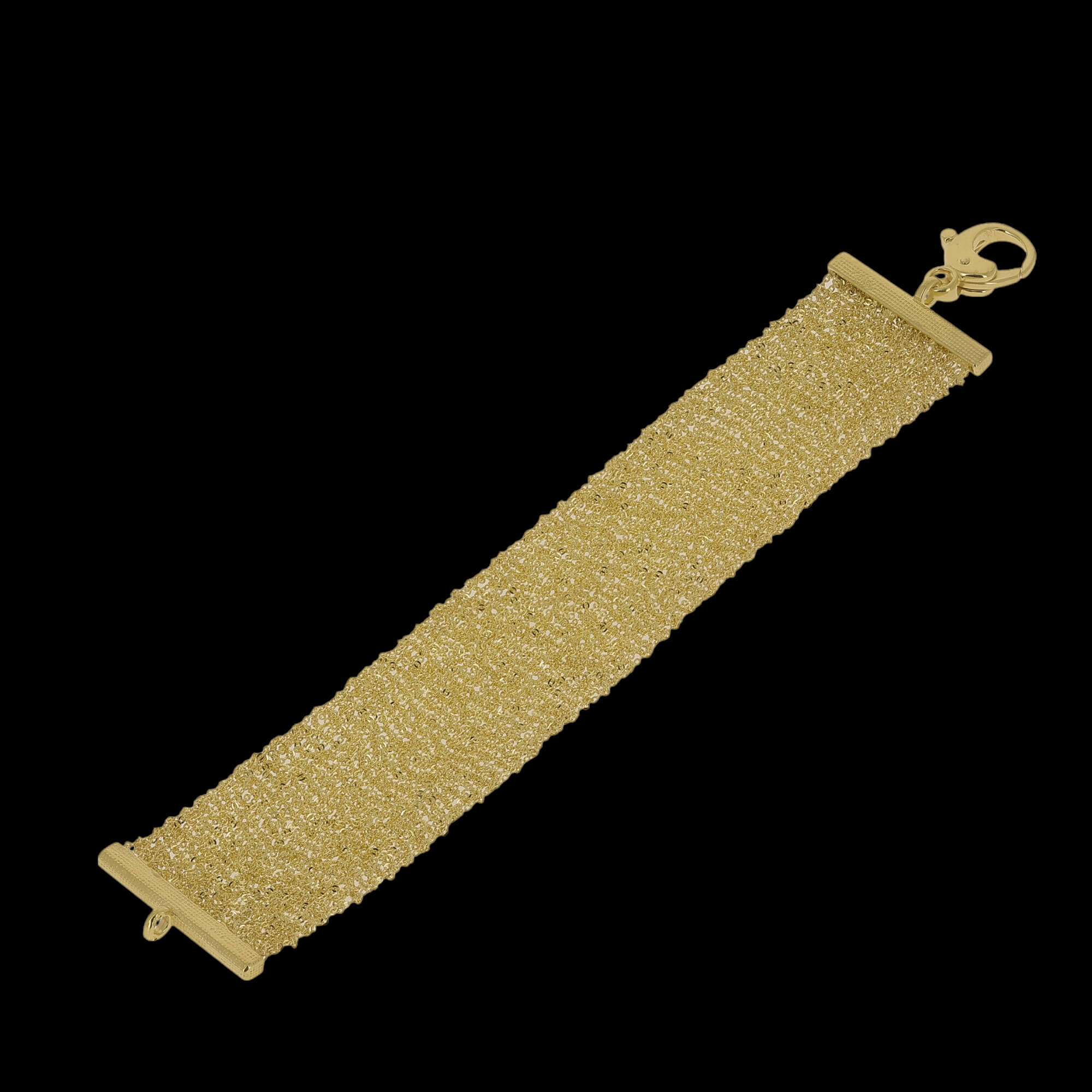 Vergoldetes Armband mit mehreren Ketten/breite Version