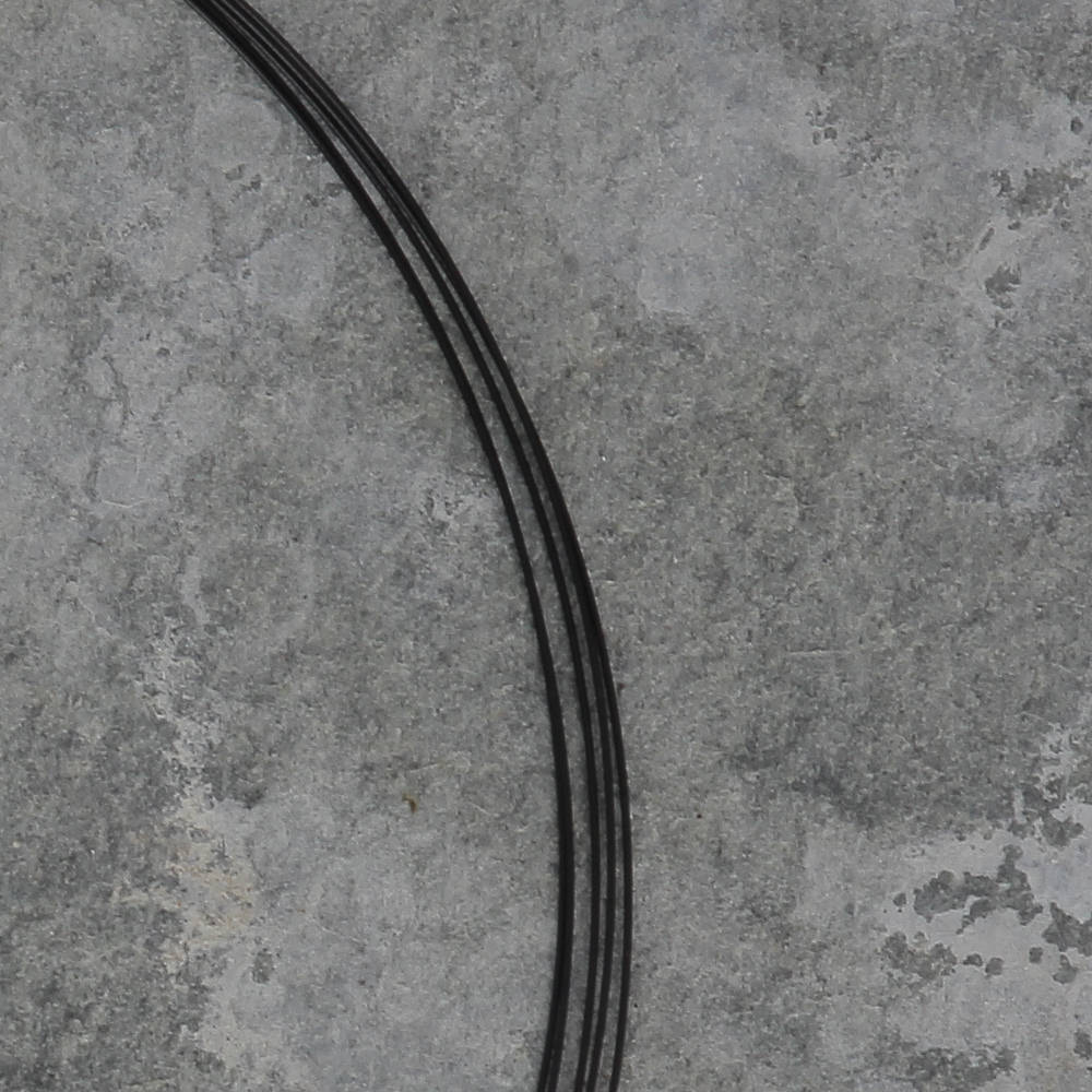 TA092002 - Zwartkleurige stalen ketting met 5 rijen