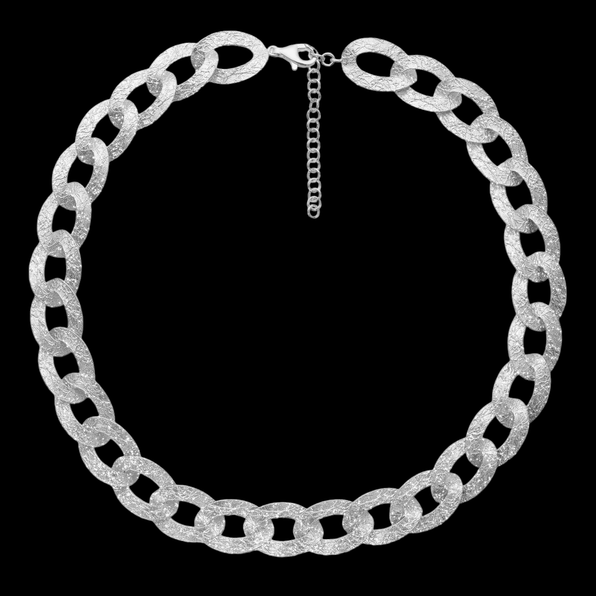 Refined and silver link chain