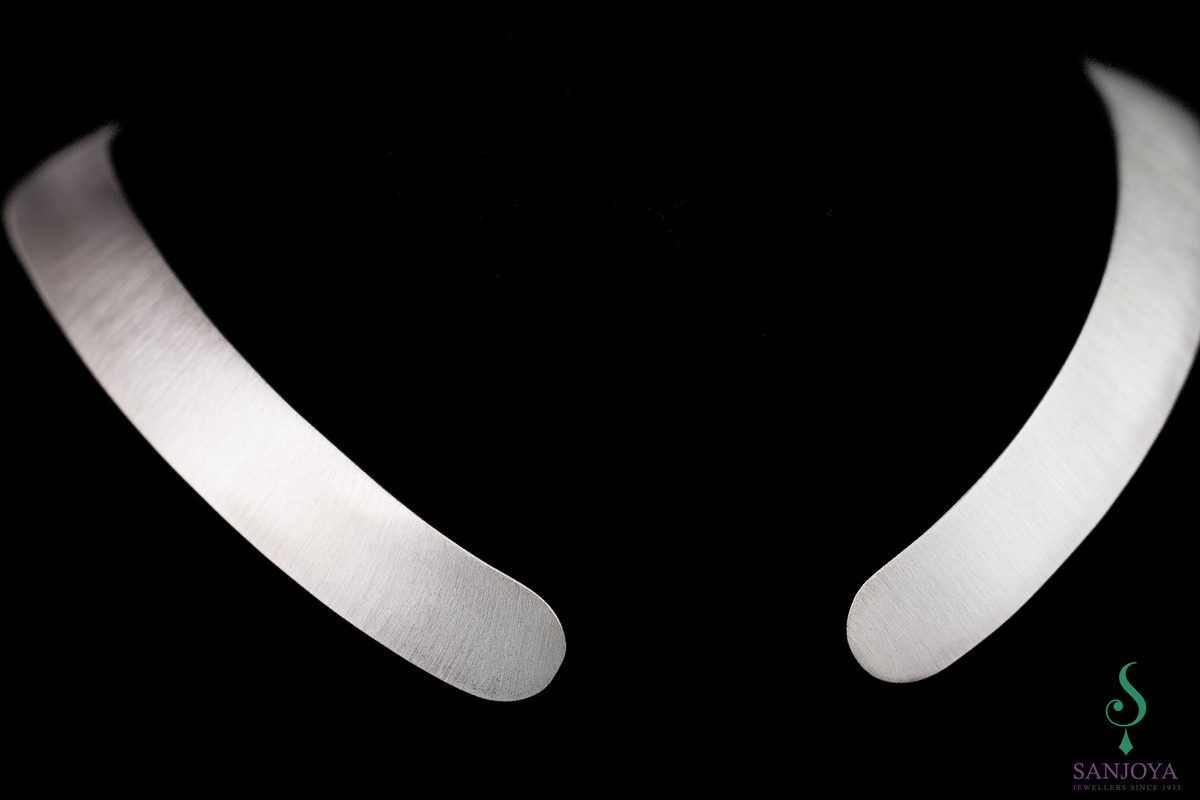 Matte Silver rigid chain / narrower version