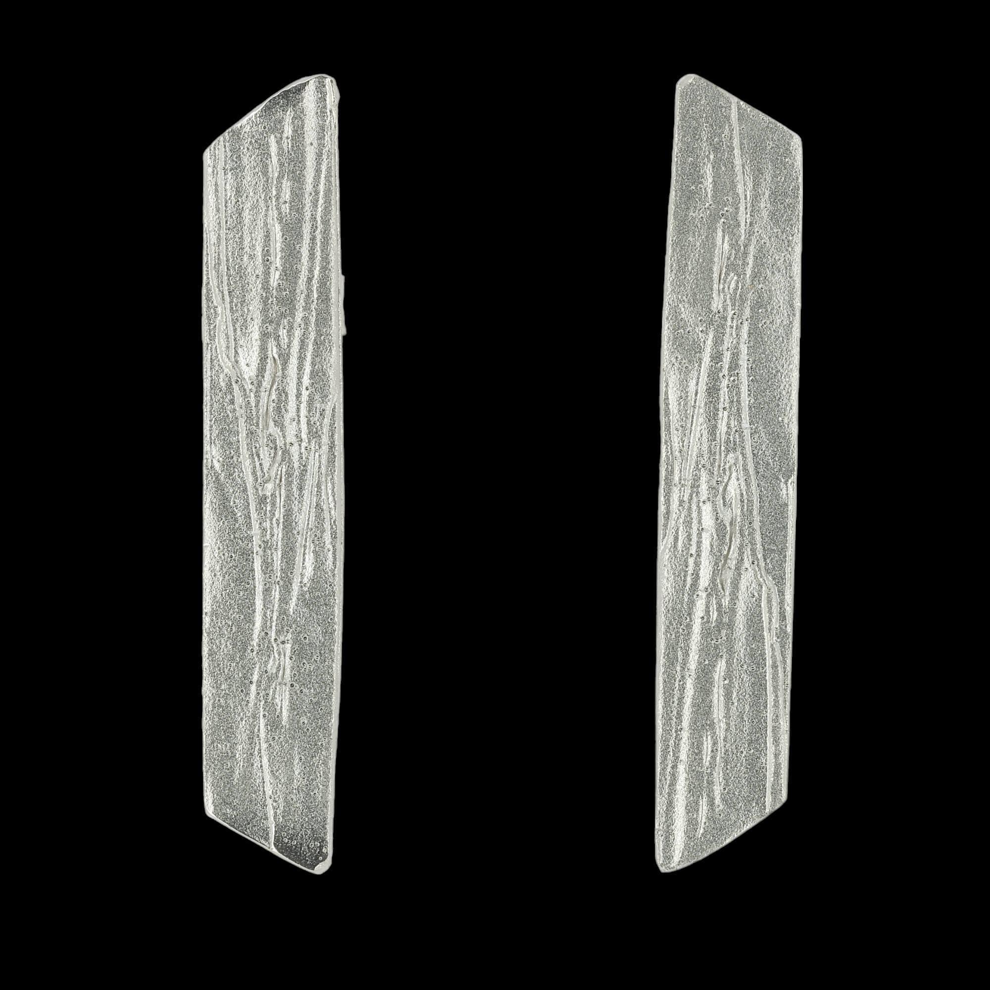 Beautiful silver bars earrings