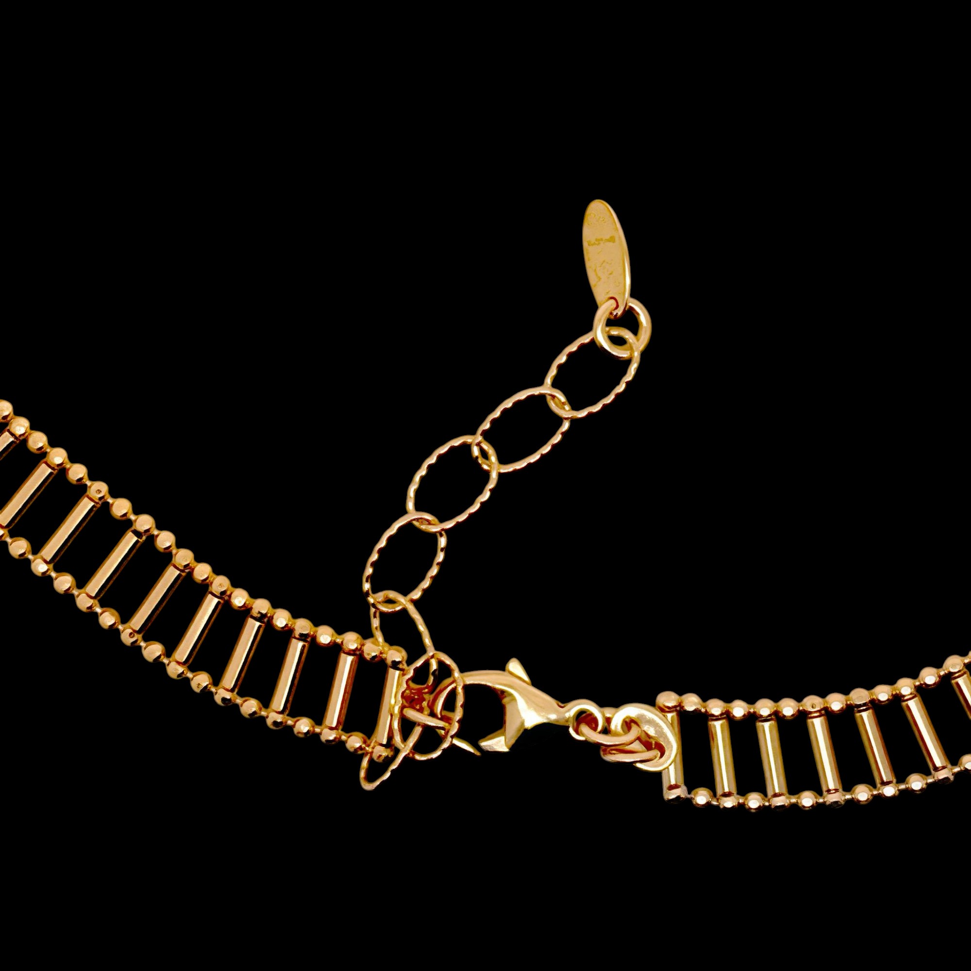 Bracelet barre plaqué or et élégant