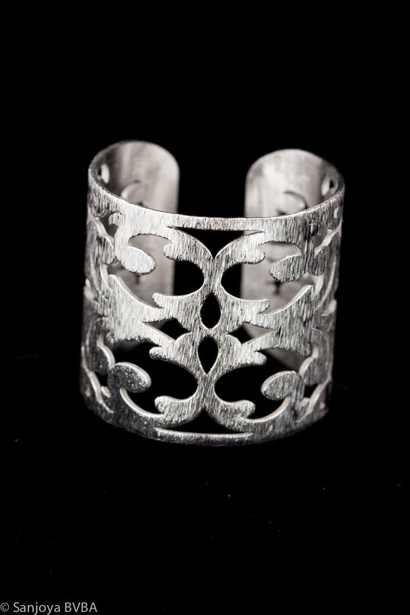 Created silver ring
