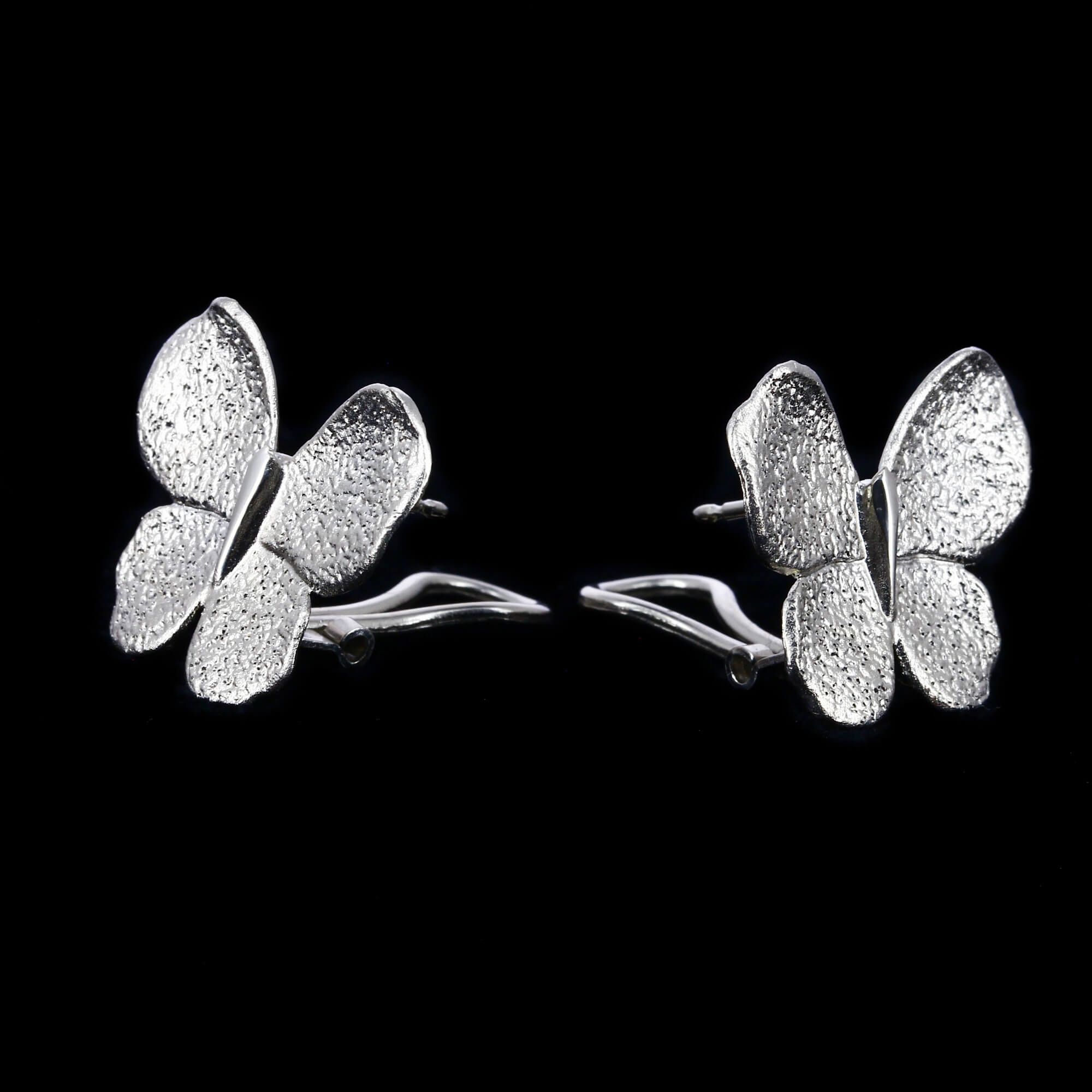 Boucles d'oreilles en argent plus gros