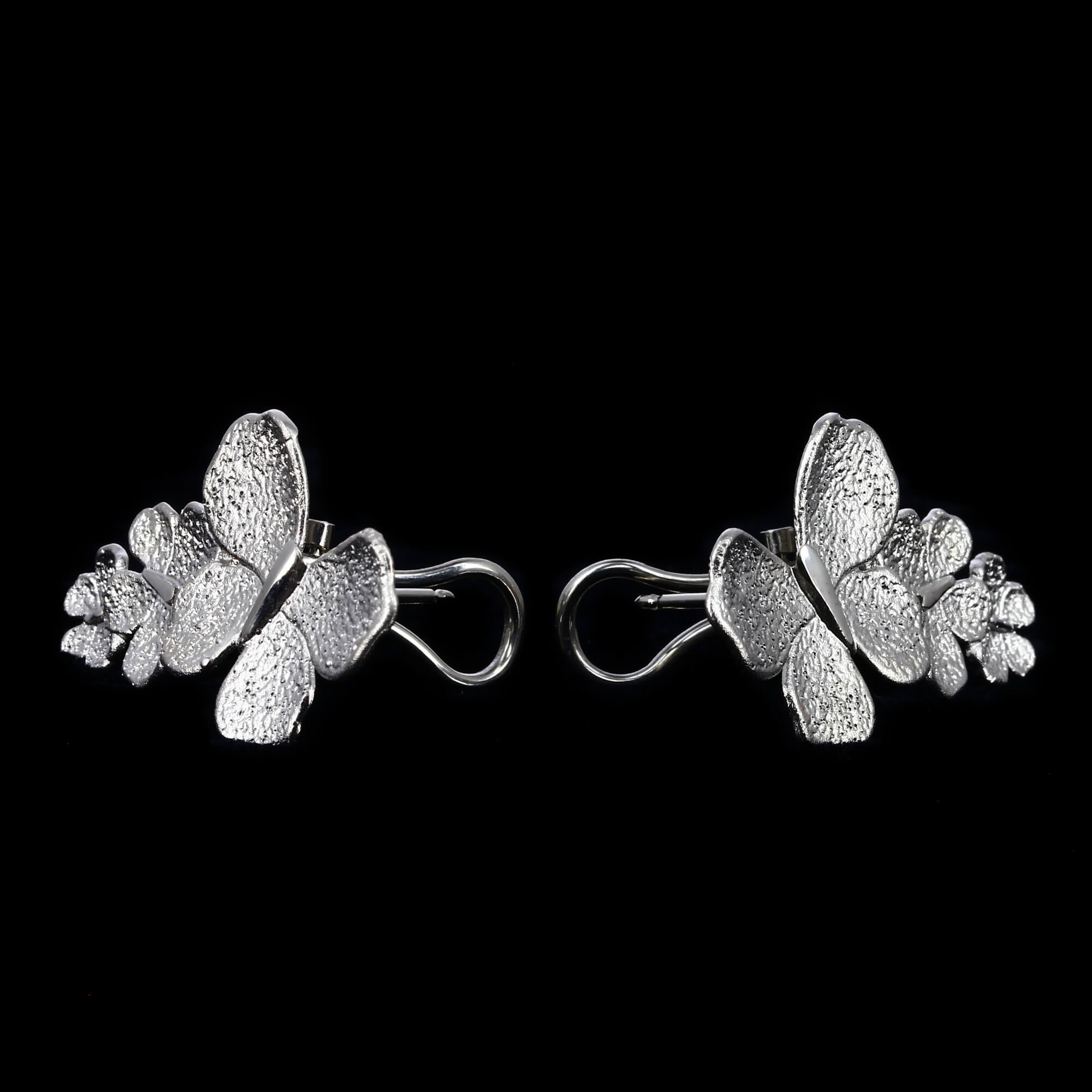 Silver Eye Catcher Butterfly Ohrringe