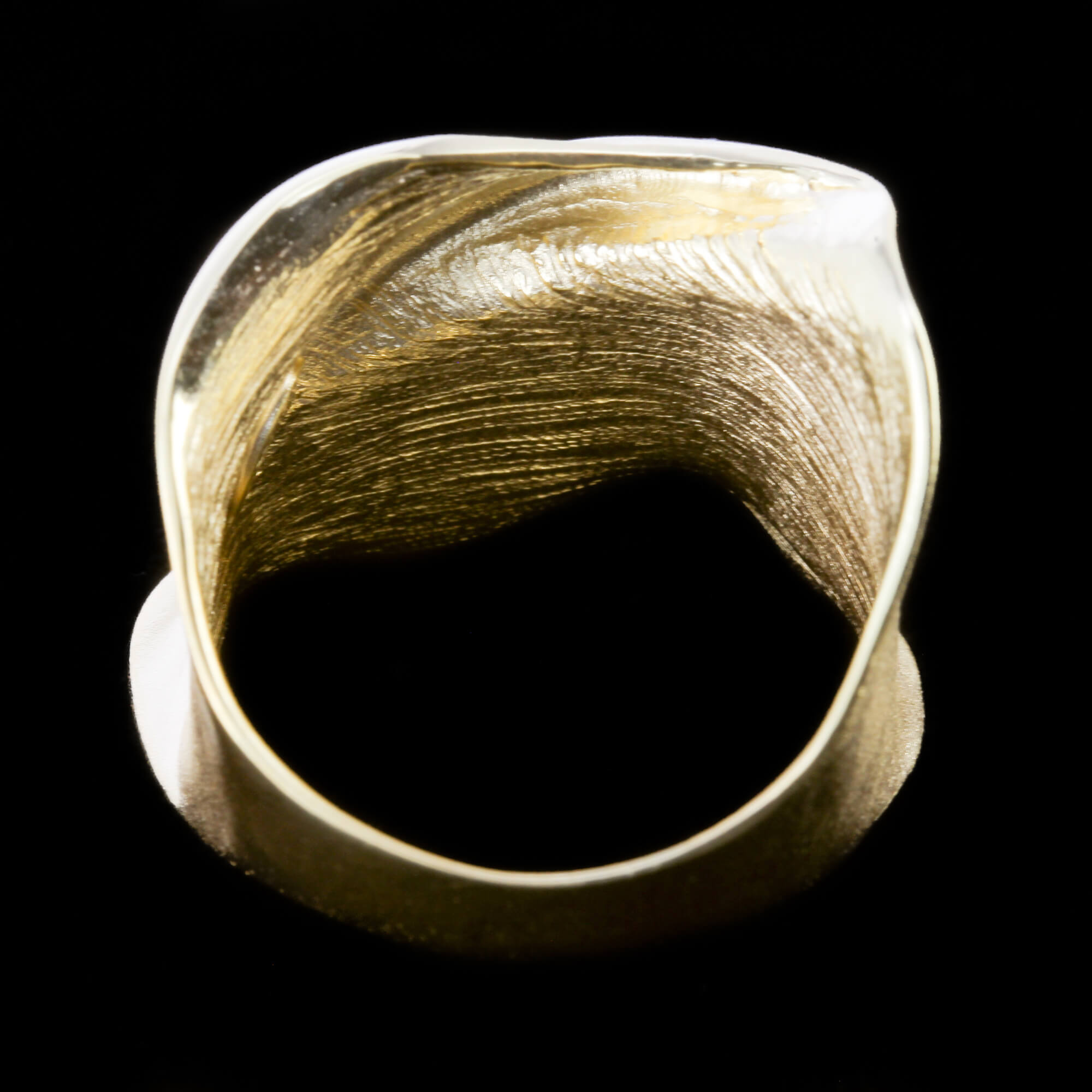 L0121001-4Ulht9G7hiTiJl Vergulde ring, mat en smal