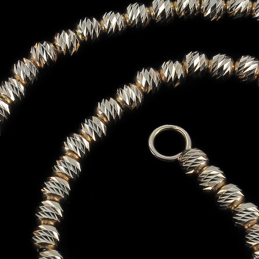 SC12120006R-32 Italiaanse ketting rosé en glinsterend in diverse lengten