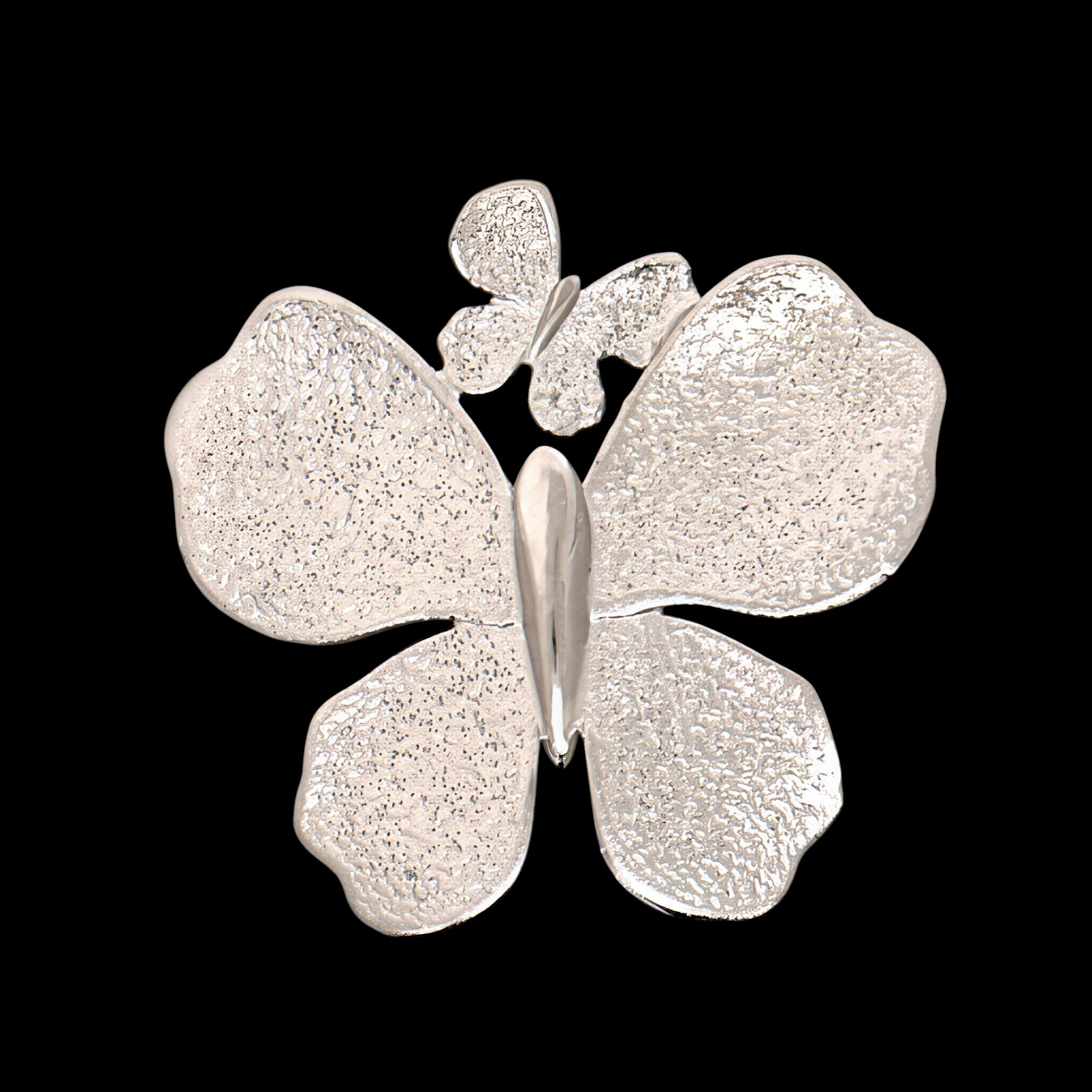 Belle broche/pendentif papillon en argent