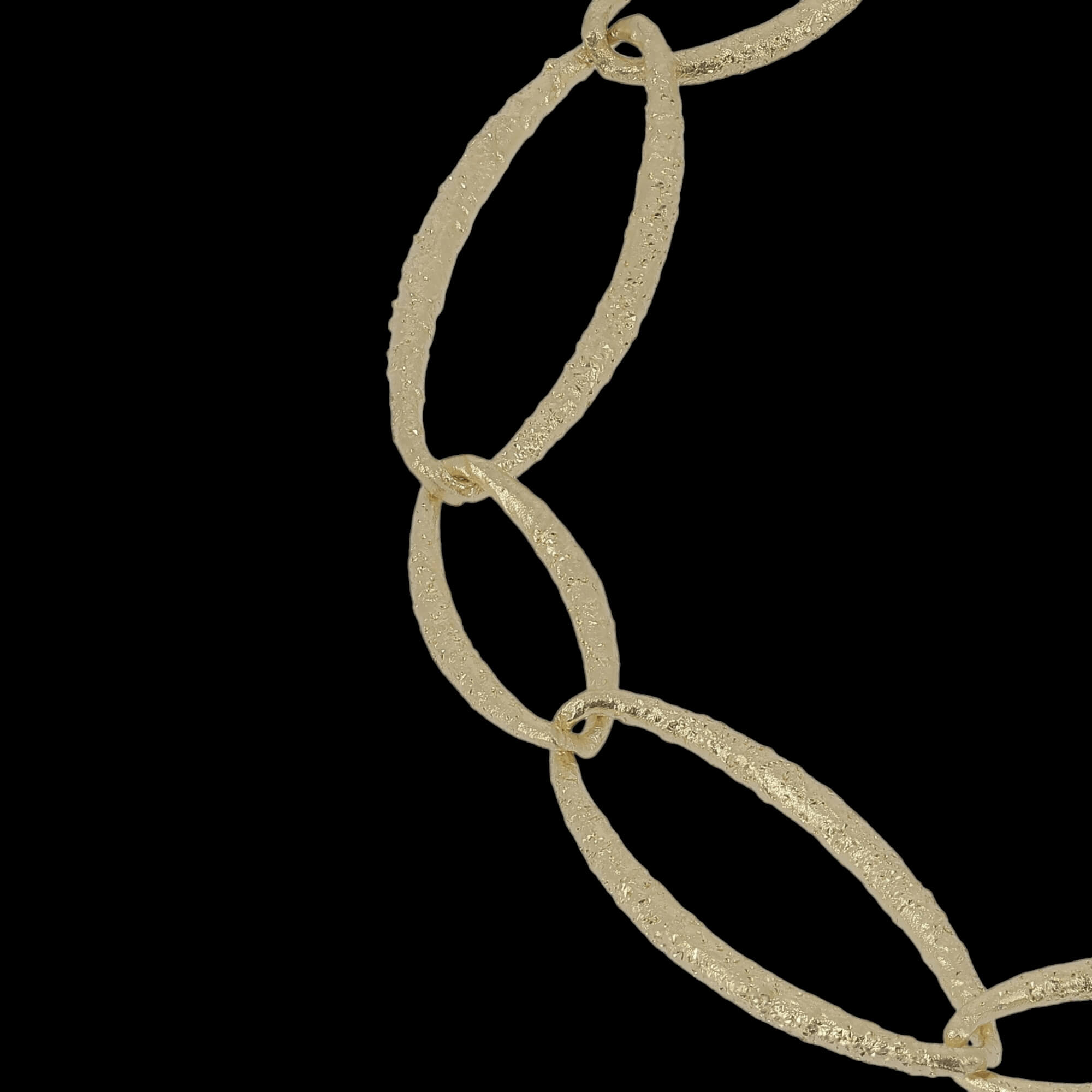 Gold-plated, beautiful and refined link bracelet