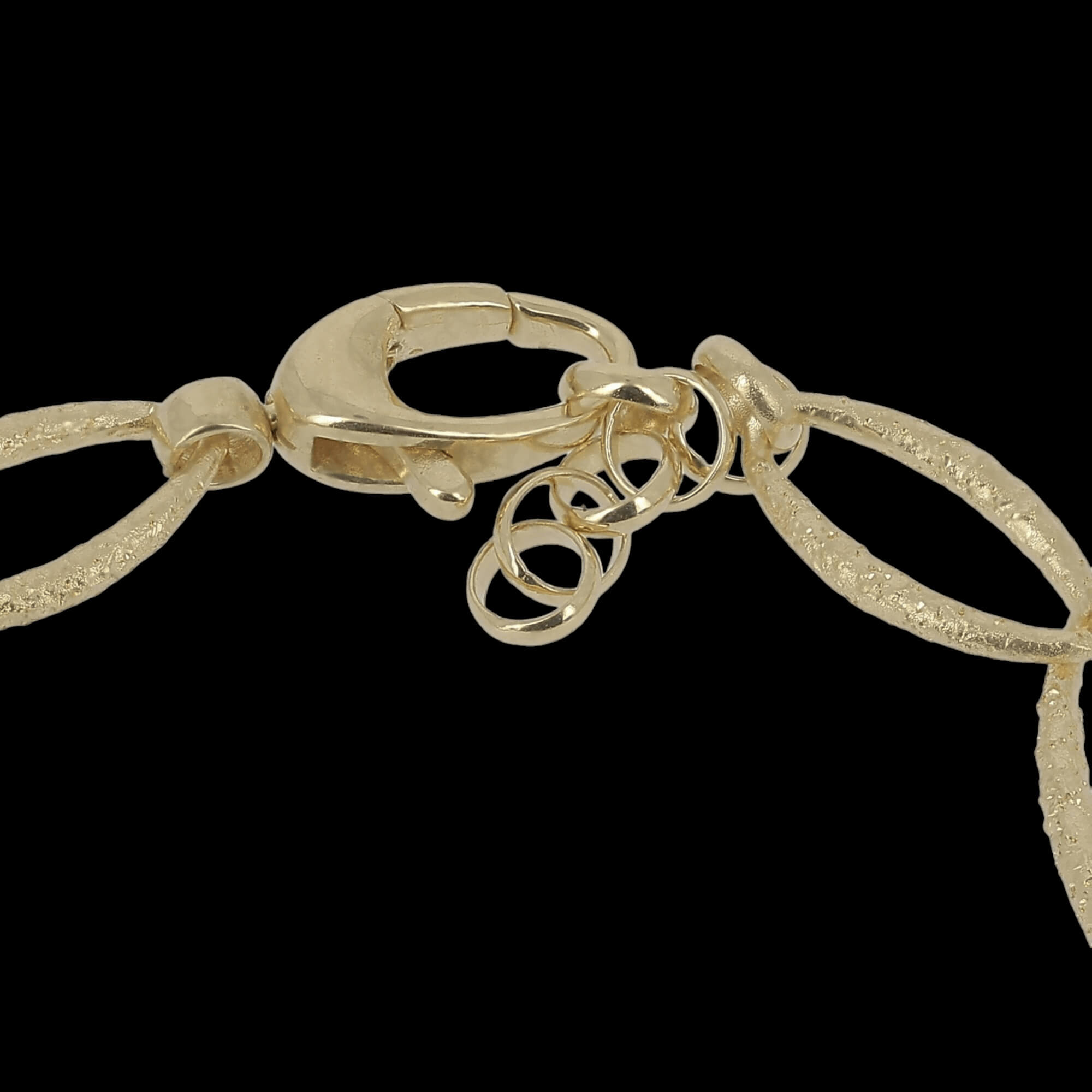 Gold-plated, beautiful and refined link bracelet