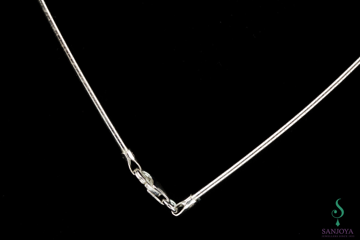 Diamonded pendant of silver 'without chain'