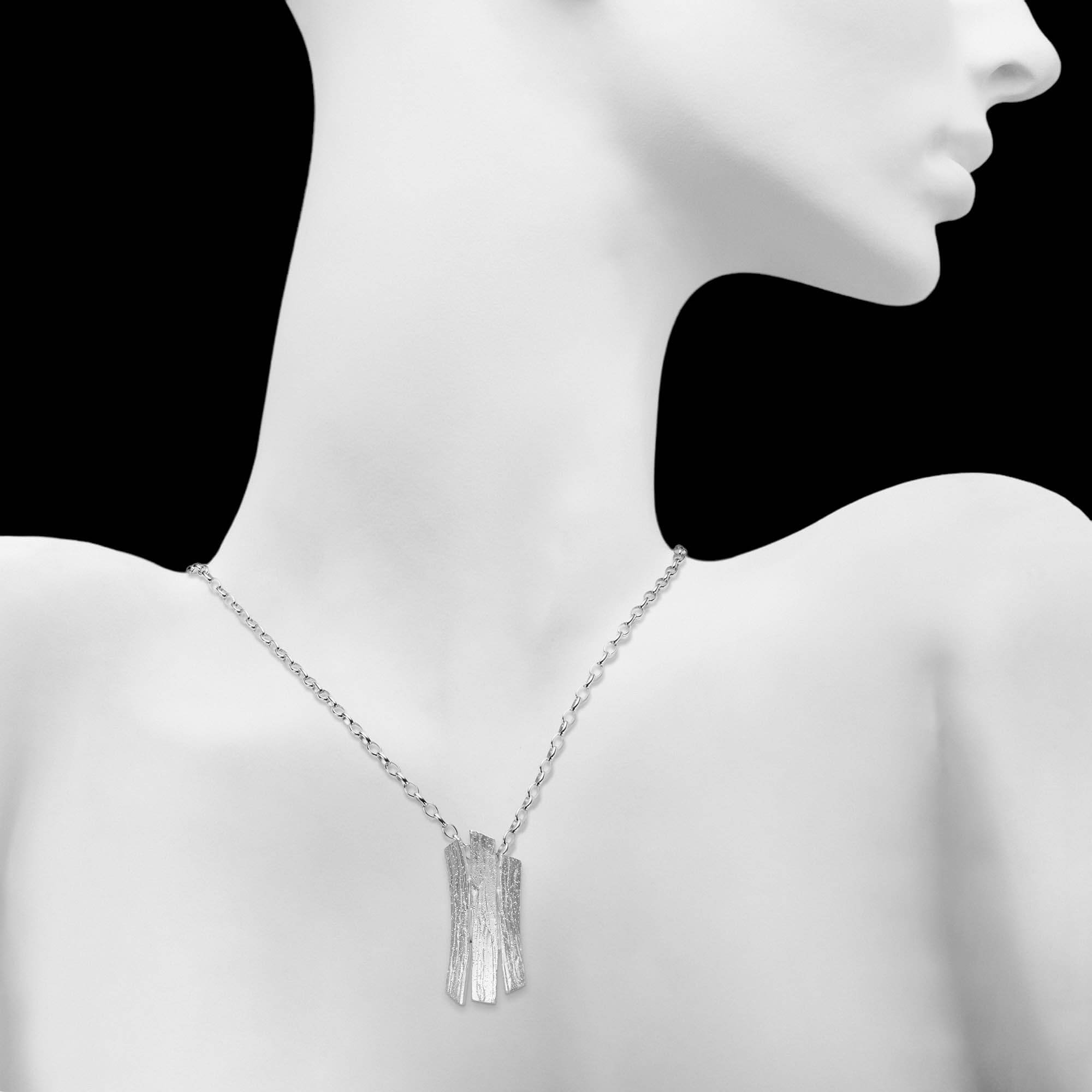 Beautiful silver bar pendant