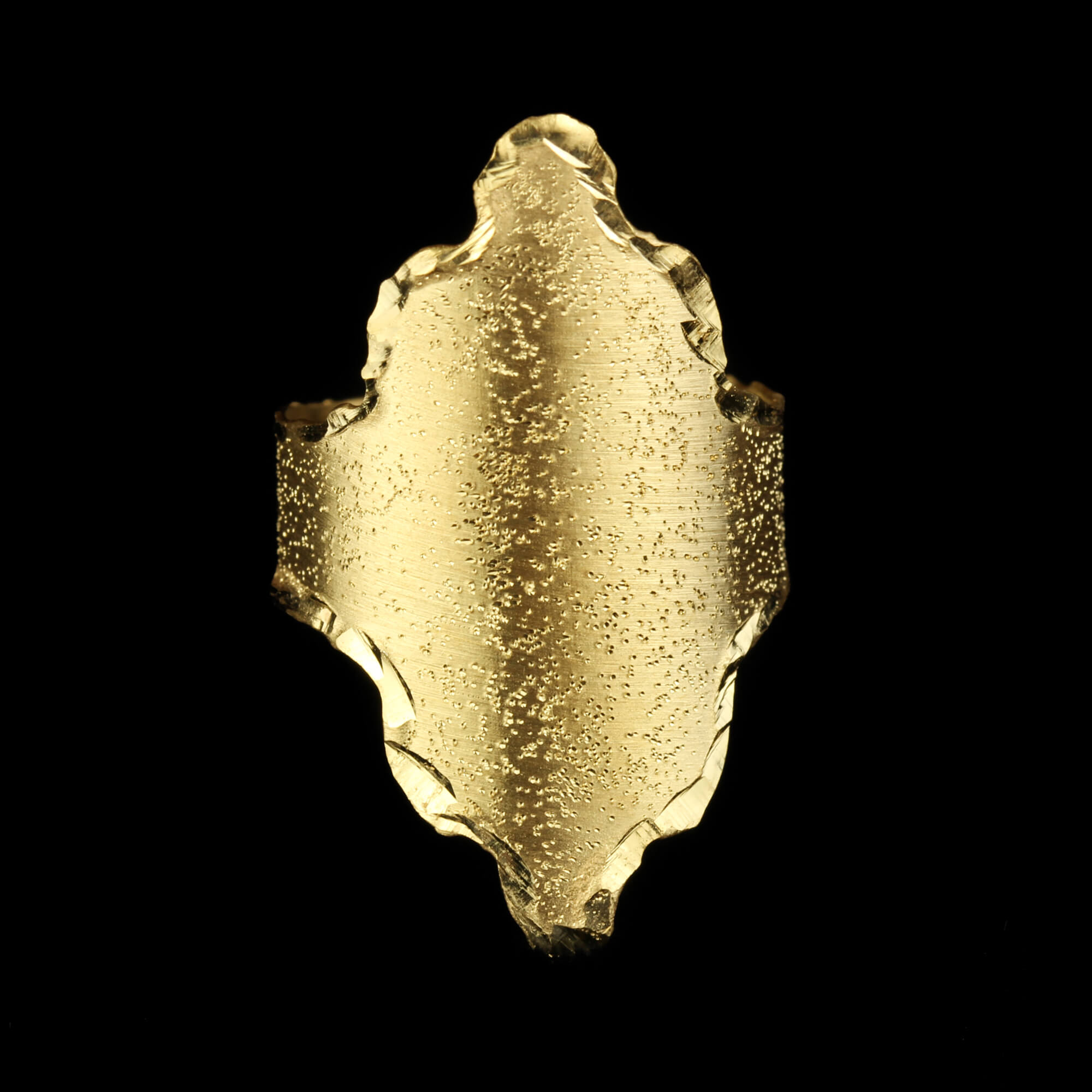 SC0114007 - Vergulde puntige ring