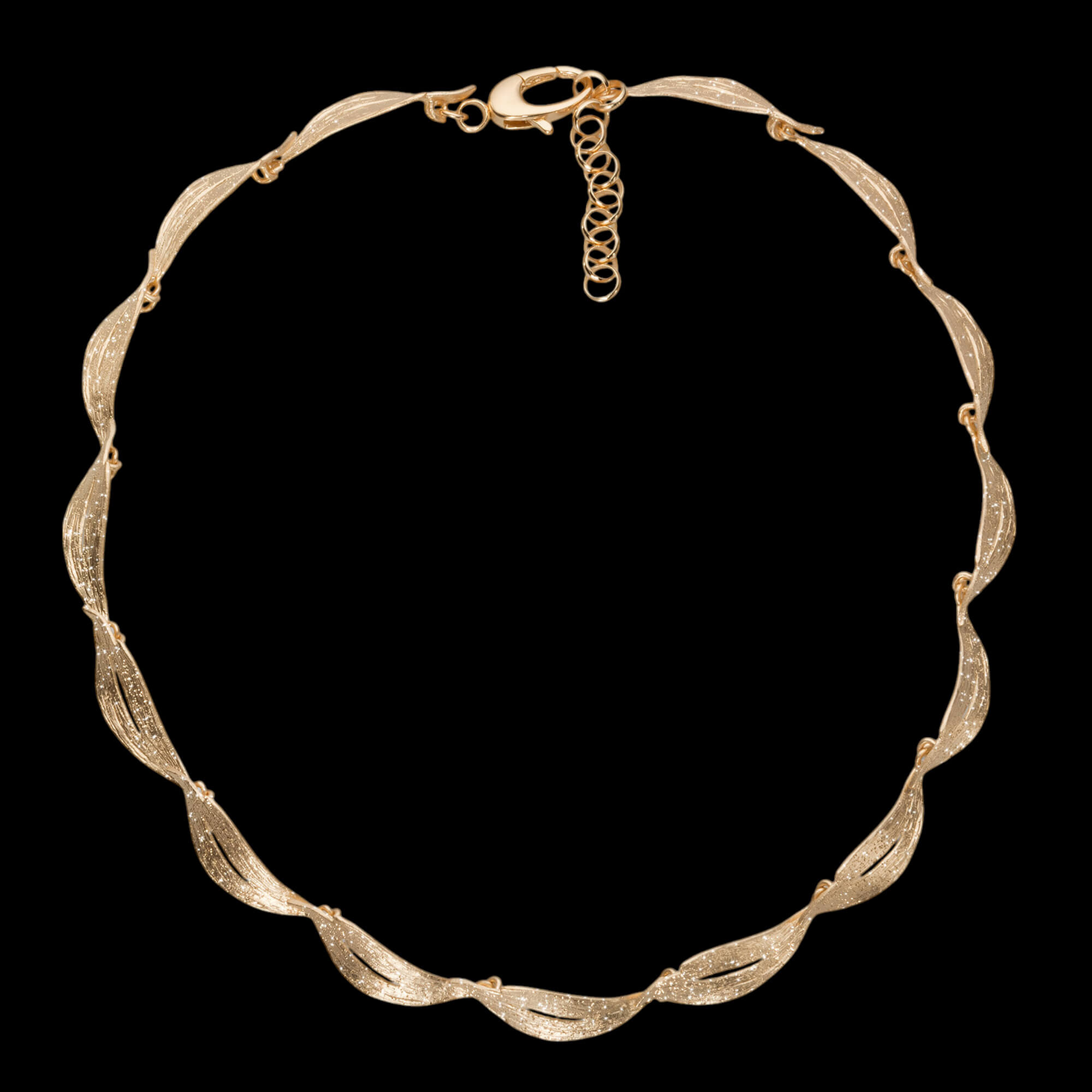 Collier plaqué or en forme de feuille Collier plaqué or en forme de feuille