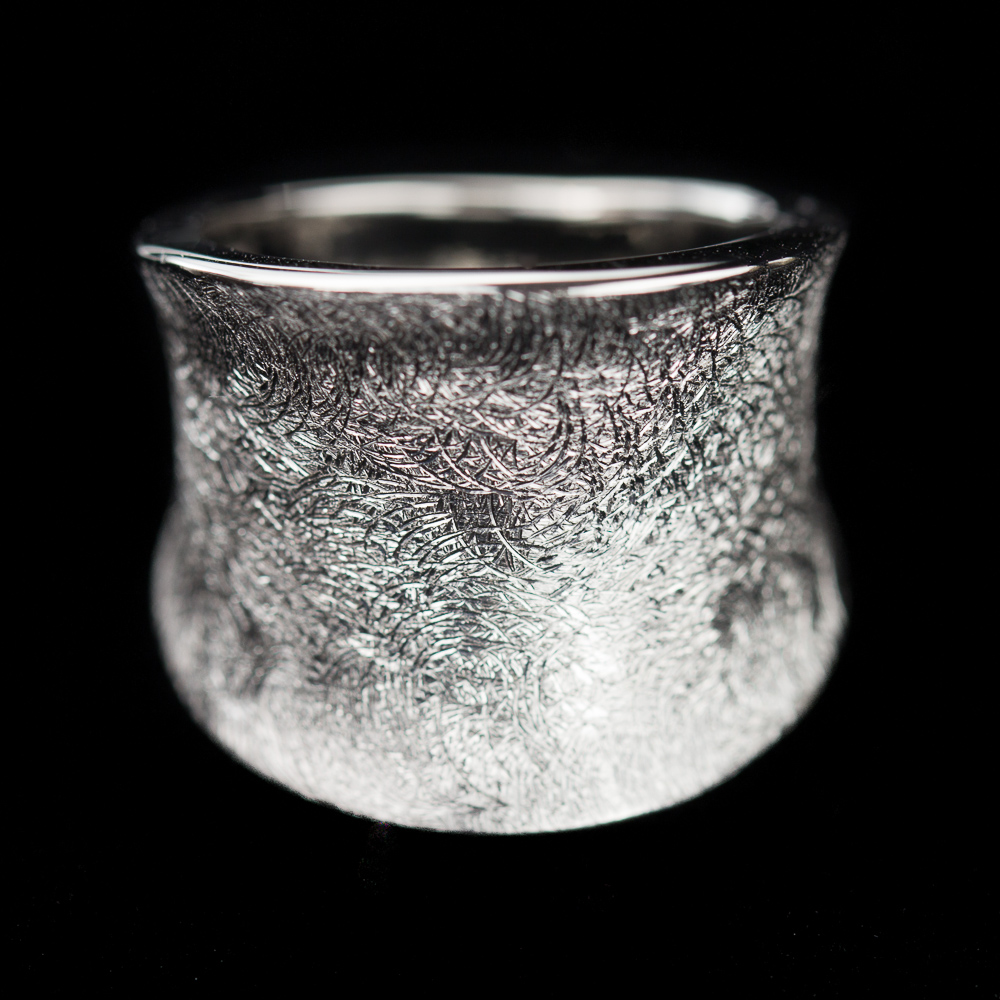 Silver Matte Sanjoya Ring