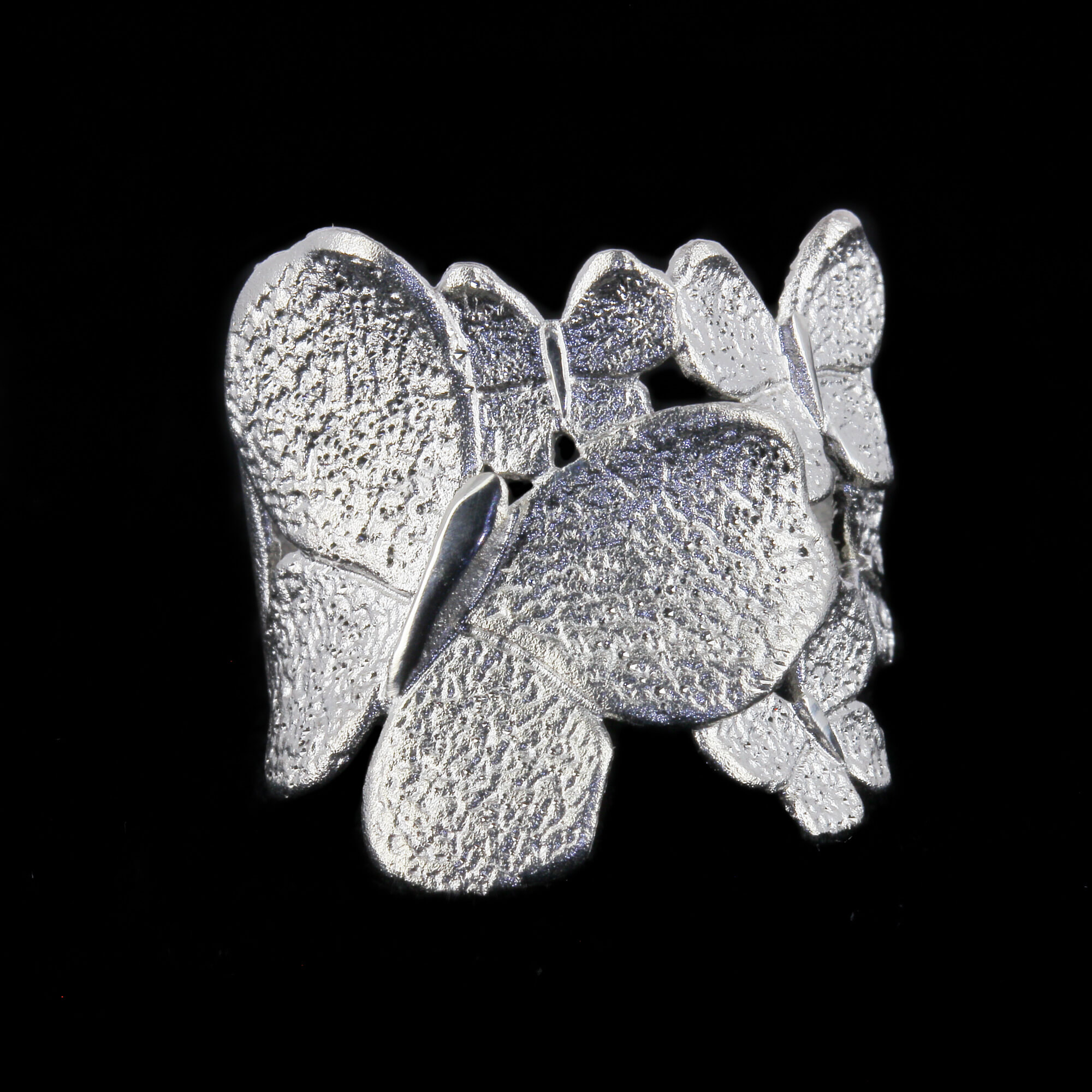 Smaller silver butterfly ring