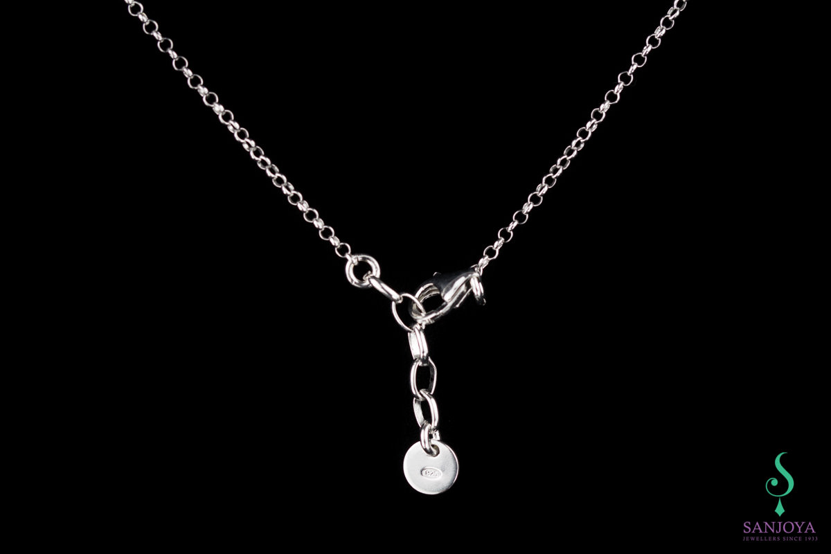 CR0416011 - Zilveren ketting met bolletjes