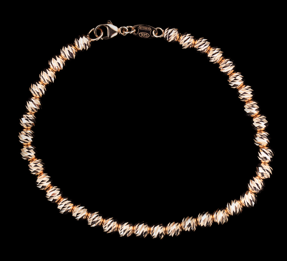 SC1212102 - Italiaans rosé armbandje 2,5mm bolletjes R3