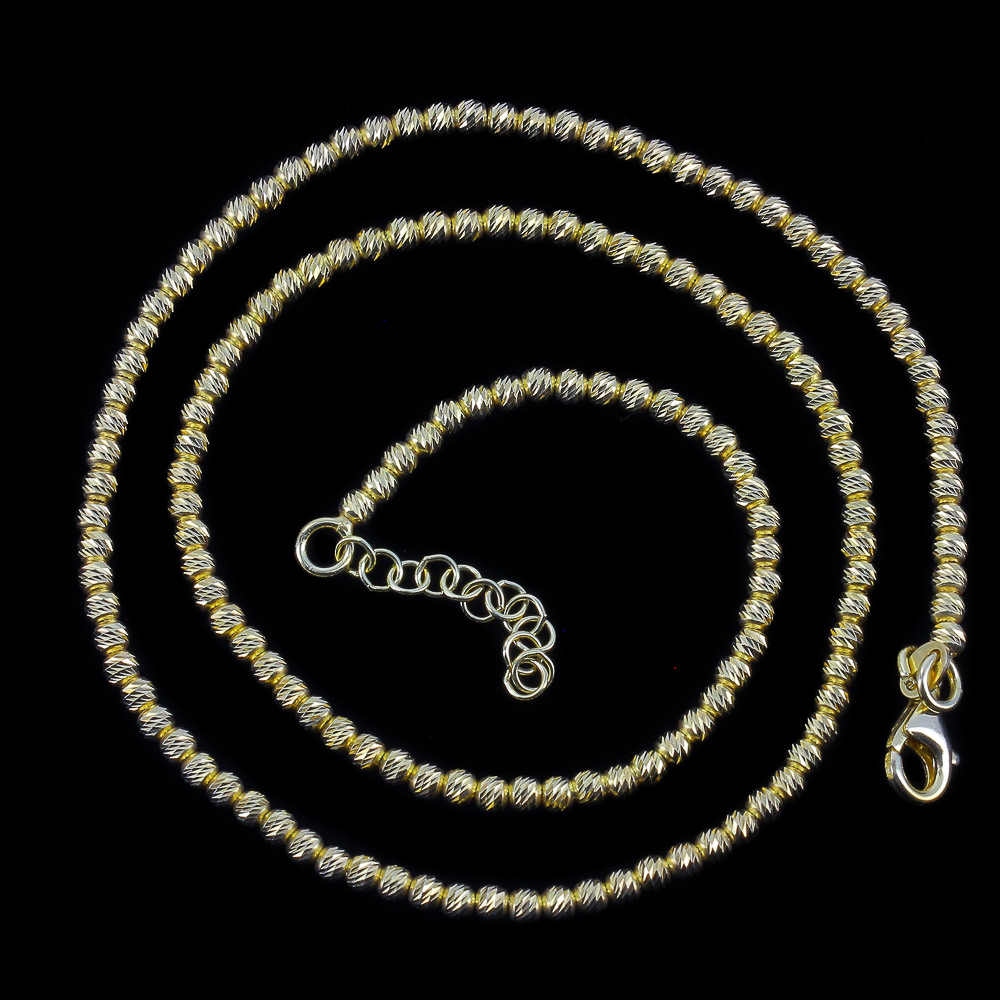 Italian chain gold 18kt and sparkling, various lengths