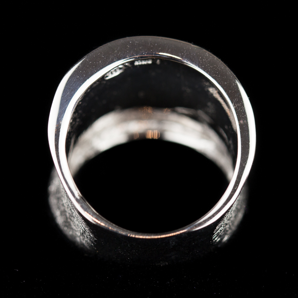 CLE1016001 - Zilveren matte Sanjoya ring