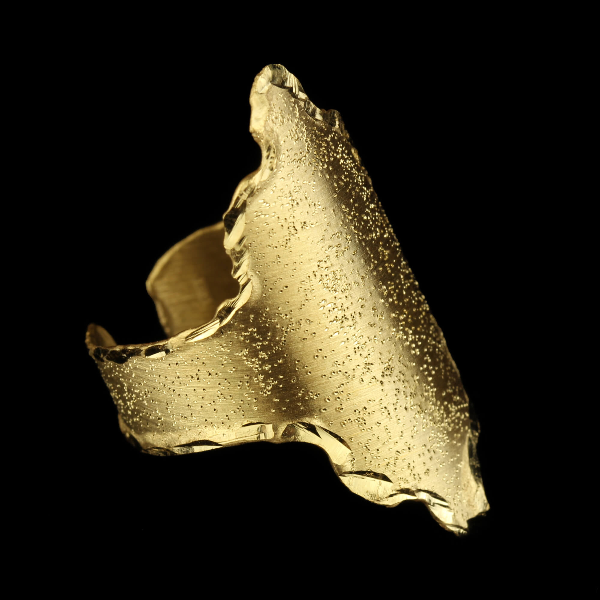 SC0114007 - Vergulde puntige ring